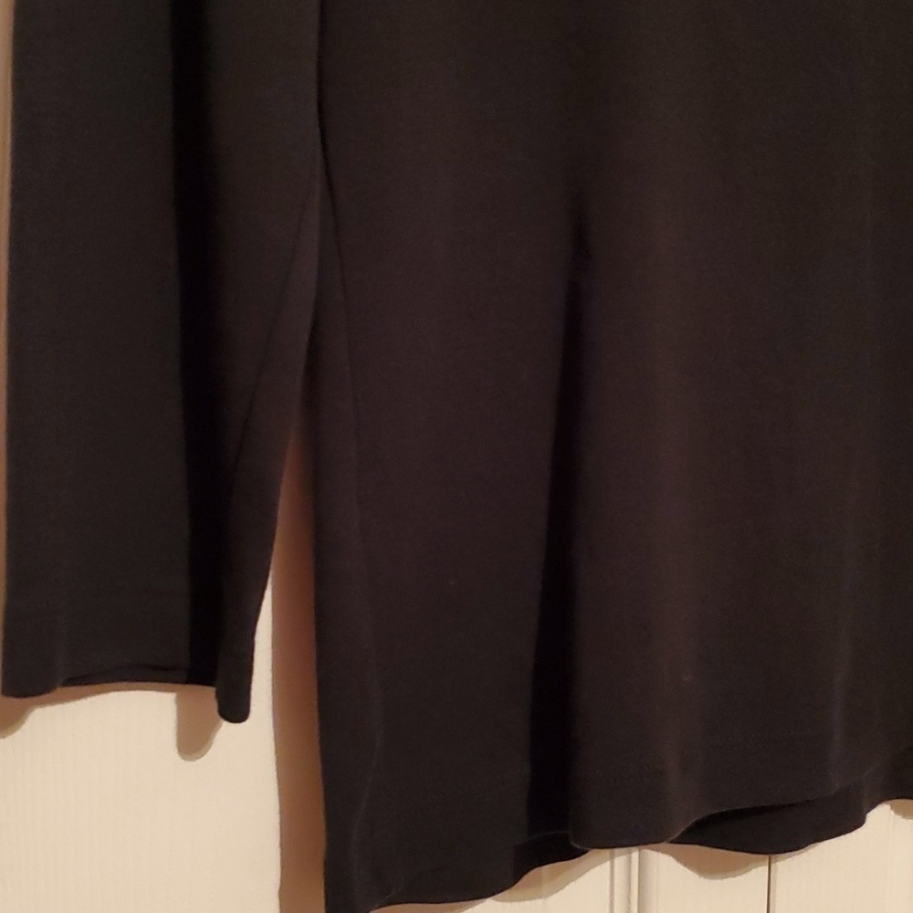 Jones New York Sport Women's Black 3/4 Sleeve Top Size Small - Picture 3 of 5